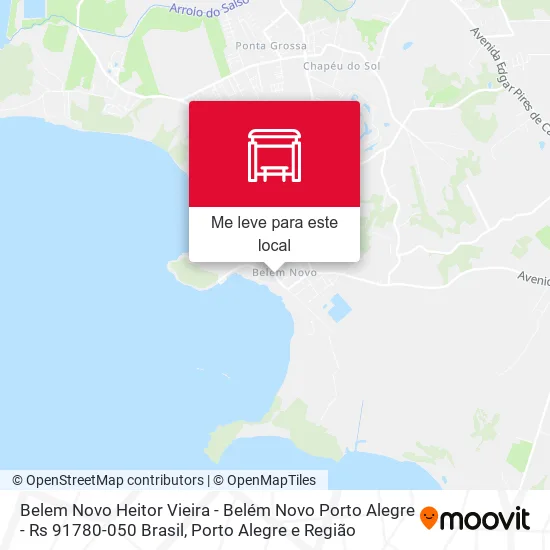 Belem Novo Heitor Vieira - Belém Novo Porto Alegre - Rs 91780-050 Brasil mapa