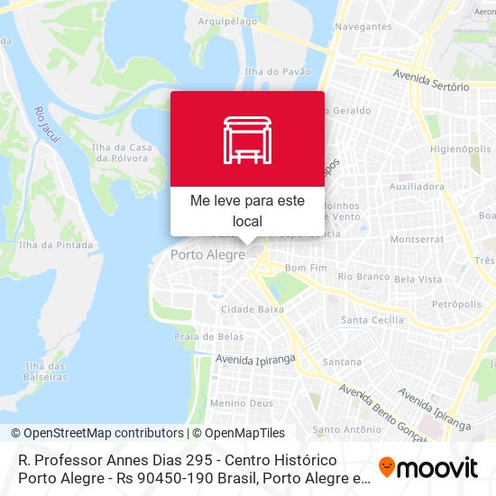 R. Professor Annes Dias 295 - Centro Histórico Porto Alegre - Rs 90450-190 Brasil mapa