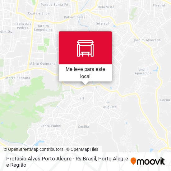 Protasio Alves Porto Alegre - Rs Brasil mapa
