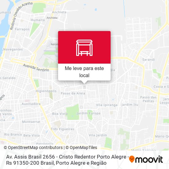 Av. Assis Brasil 2656 - Cristo Redentor Porto Alegre - Rs 91350-200 Brasil mapa
