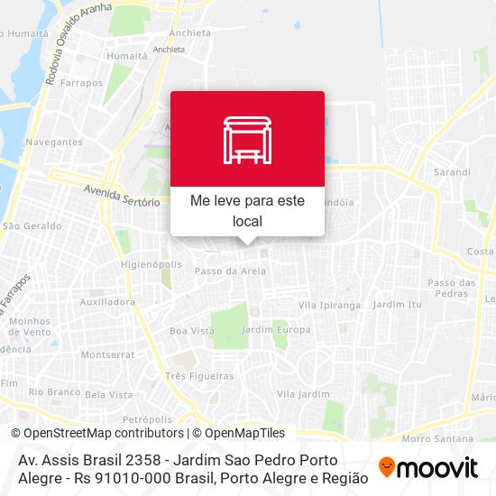 Av. Assis Brasil 2358 - Jardim Sao Pedro Porto Alegre - Rs 91010-000 Brasil mapa