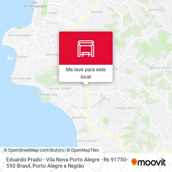 Eduardo Prado - Vila Nova Porto Alegre - Rs 91750-550 Brasil mapa