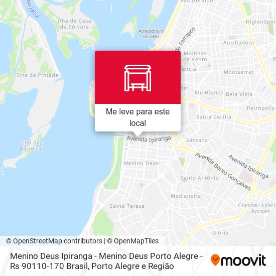 Menino Deus Ipiranga - Menino Deus Porto Alegre - Rs 90110-170 Brasil mapa