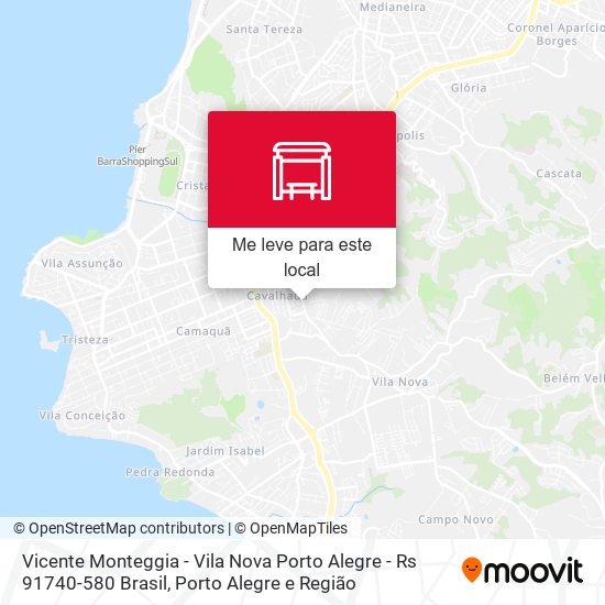 Vicente Monteggia - Vila Nova Porto Alegre - Rs 91740-580 Brasil mapa