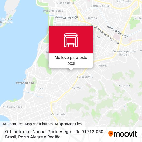 Orfanotrofio - Nonoai Porto Alegre - Rs 91712-050 Brasil mapa