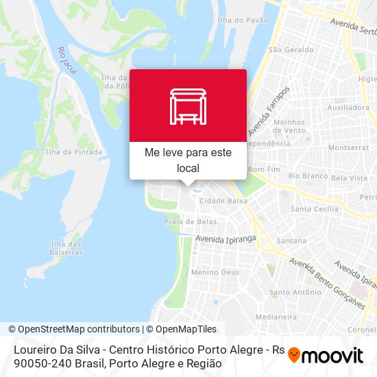 Loureiro Da Silva - Centro Histórico Porto Alegre - Rs 90050-240 Brasil mapa