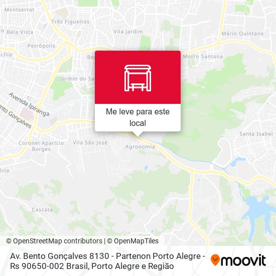 Av. Bento Gonçalves 8130 - Partenon Porto Alegre - Rs 90650-002 Brasil mapa