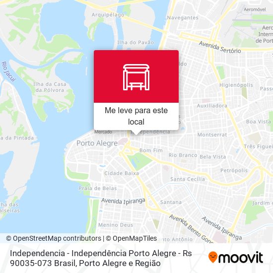 Independencia - Independência Porto Alegre - Rs 90035-073 Brasil mapa