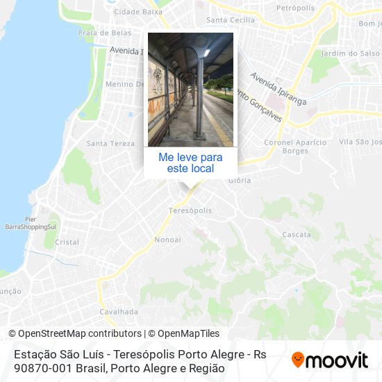 Estação São Luís - Teresópolis Porto Alegre - Rs 90870-001 Brasil mapa