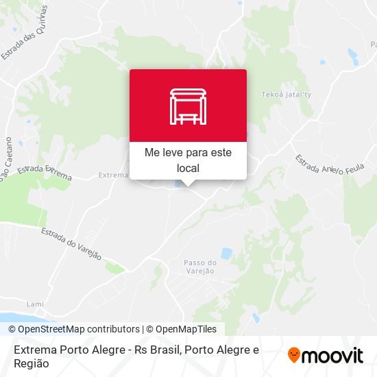Extrema Porto Alegre - Rs Brasil mapa