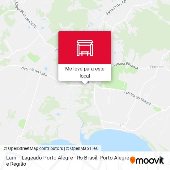 Lami - Lageado Porto Alegre - Rs Brasil mapa