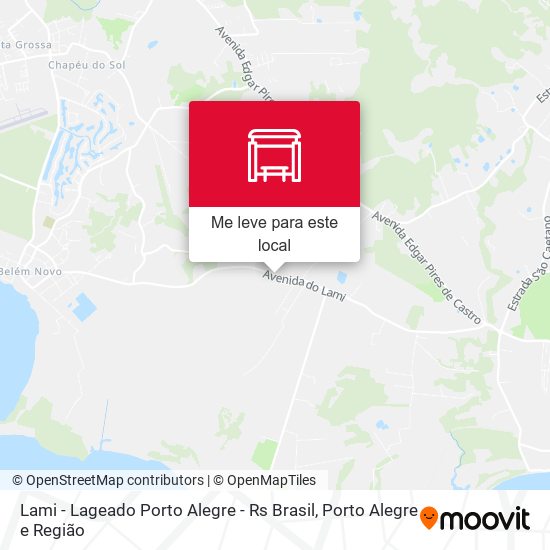 Lami - Lageado Porto Alegre - Rs Brasil mapa