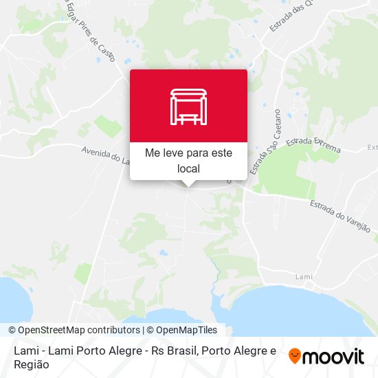 Lami - Lami Porto Alegre - Rs Brasil mapa
