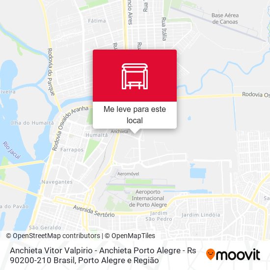 Anchieta Vitor Valpirio - Anchieta Porto Alegre - Rs 90200-210 Brasil mapa