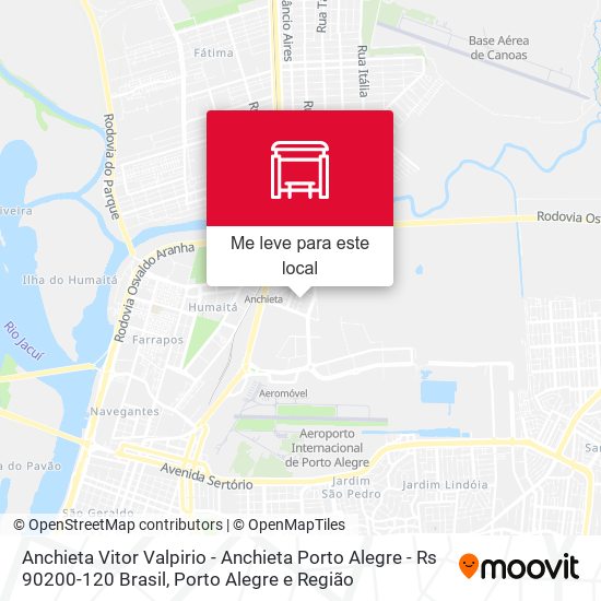 Anchieta Vitor Valpirio - Anchieta Porto Alegre - Rs 90200-120 Brasil mapa