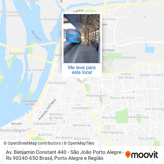 Av. Benjamin Constant 440 - São João Porto Alegre - Rs 90240-650 Brasil mapa