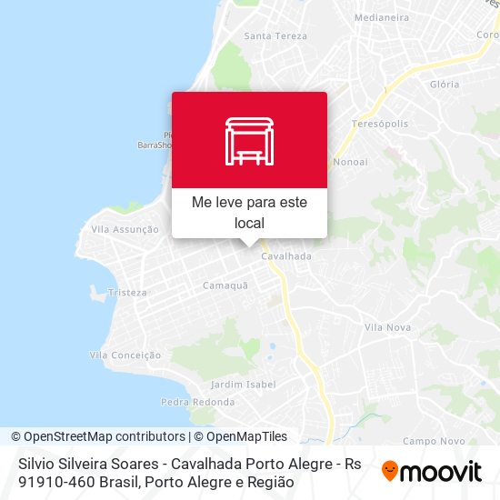 Silvio Silveira Soares - Cavalhada Porto Alegre - Rs 91910-460 Brasil mapa