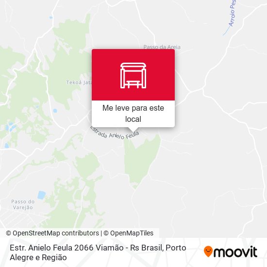Estr. Anielo Feula 2066 Viamão - Rs Brasil mapa