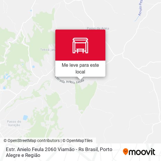 Estr. Anielo Feula 2060 Viamão - Rs Brasil mapa