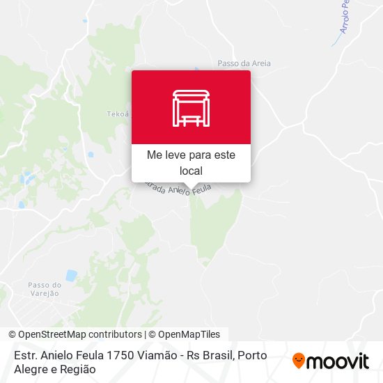 Estr. Anielo Feula 1750 Viamão - Rs Brasil mapa
