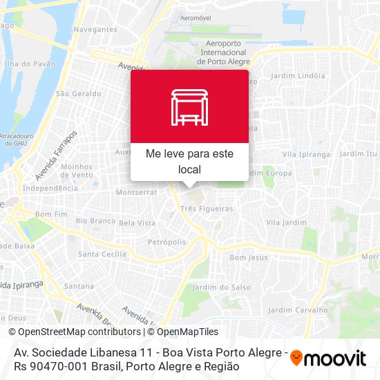 Av. Sociedade Libanesa 11 - Boa Vista Porto Alegre - Rs 90470-001 Brasil mapa