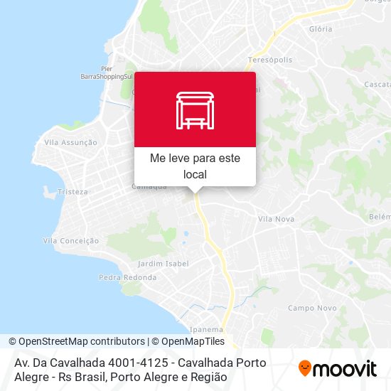 Av. Da Cavalhada 4001-4125 - Cavalhada Porto Alegre - Rs Brasil mapa