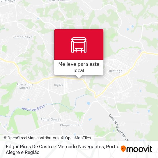 Edgar Pires De Castro - Mercado Navegantes mapa