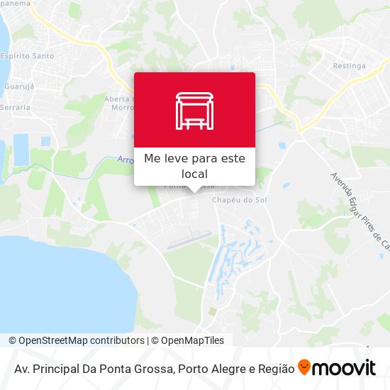 Av. Principal Da Ponta Grossa mapa