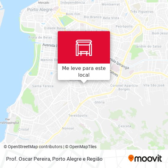 Prof. Oscar Pereira mapa