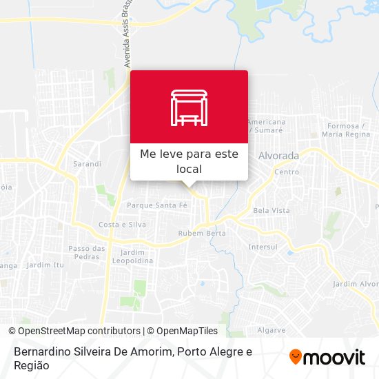 Bernardino Silveira De Amorim mapa