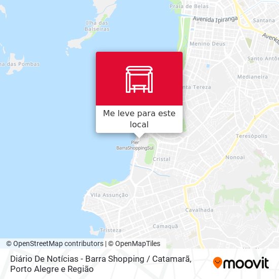 Diário De Notícias - Barra Shopping / Catamarã mapa