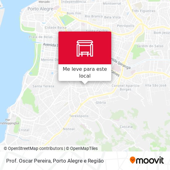 Prof. Oscar Pereira mapa