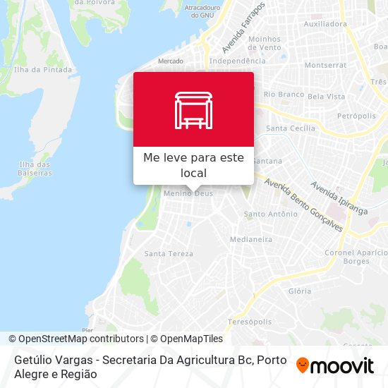 Getúlio Vargas - Secretaria Da Agricultura Bc mapa