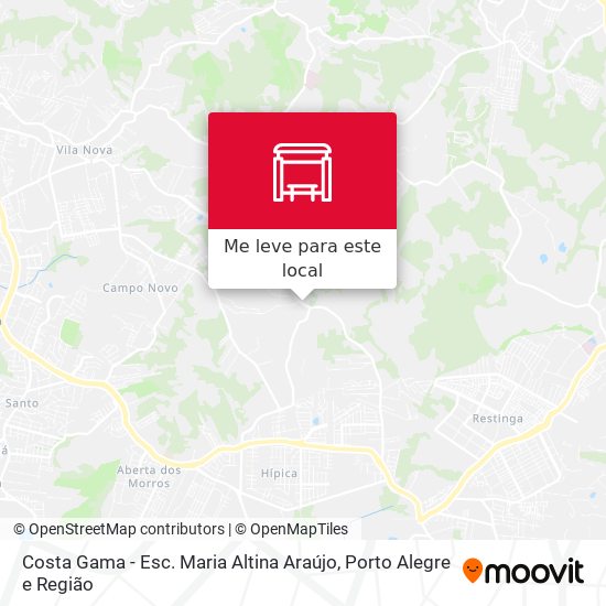 Costa Gama - Esc. Maria Altina Araújo mapa