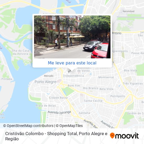 Cristóvão Colombo - Shopping Total mapa