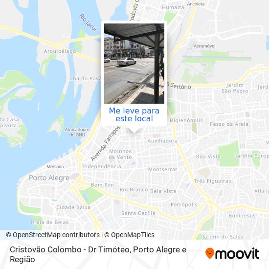 Cristovão Colombo - Dr Timóteo mapa