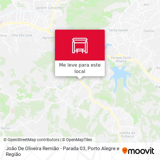 João De Oliveira Remião - Parada 03 mapa