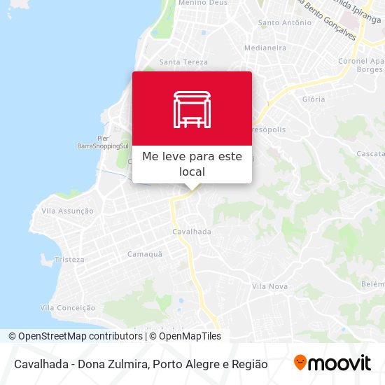 Cavalhada - Dona Zulmira mapa