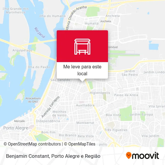 Benjamin Constant mapa