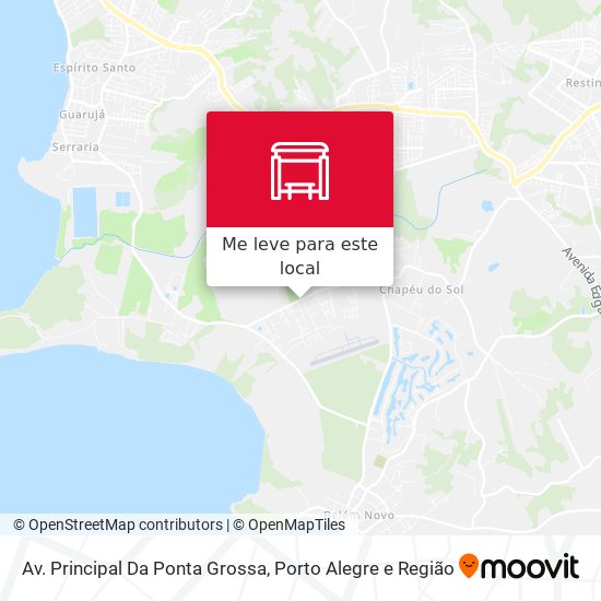 Av. Principal Da Ponta Grossa mapa