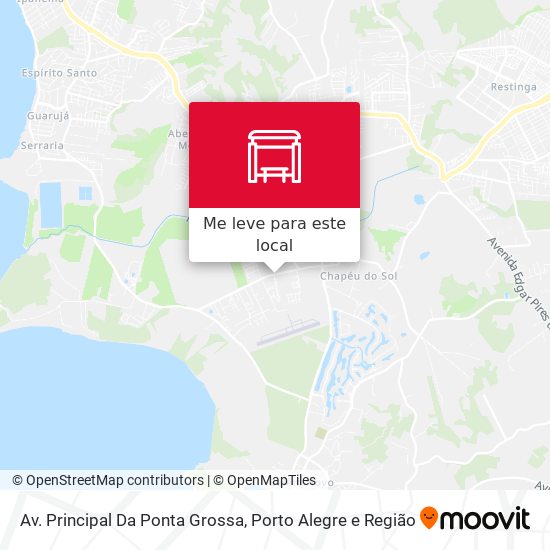 Av. Principal Da Ponta Grossa mapa
