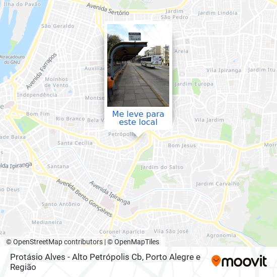 Protásio Alves - Alto Petrópolis Cb mapa