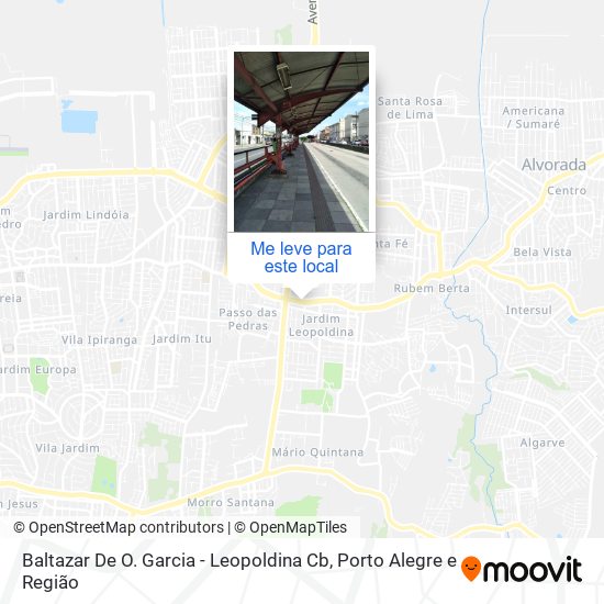 Baltazar De O. Garcia - Leopoldina Cb mapa