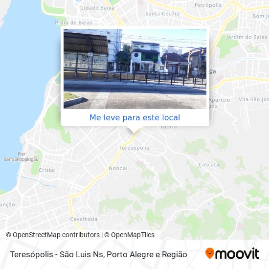 Teresópolis - São Luis Ns mapa