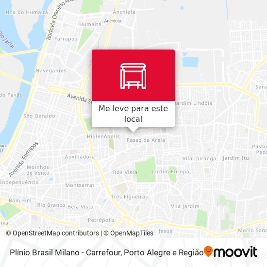 Plínio Brasil Milano - Carrefour mapa