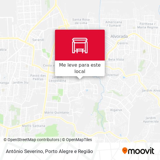 Antônio Severino mapa