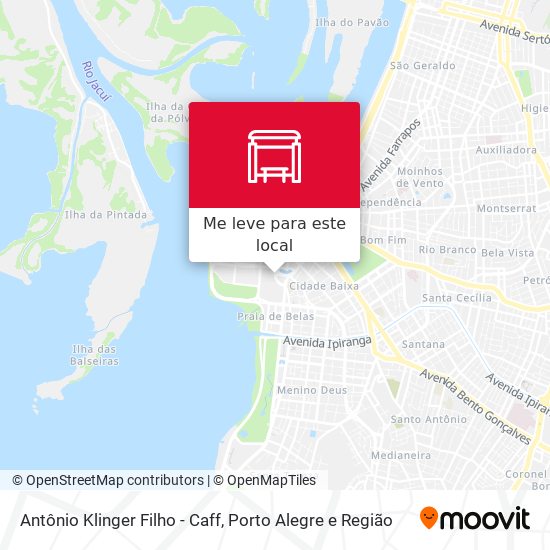 Antônio Klinger Filho - Caff mapa