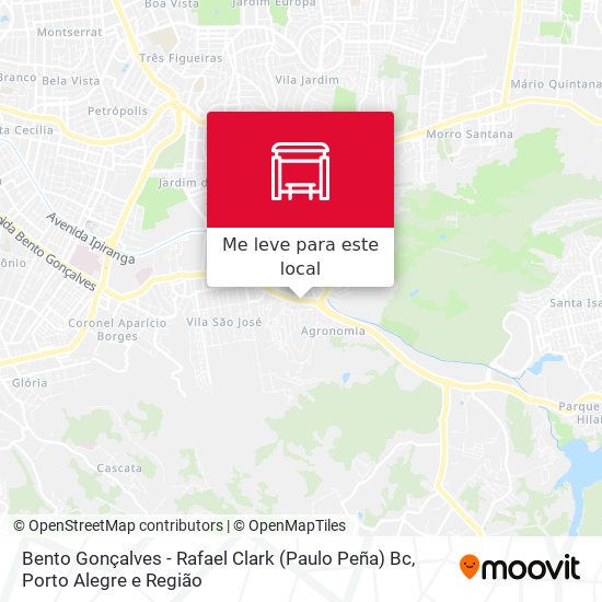Bento Gonçalves - Rafael Clark (Paulo Peña) Bc mapa