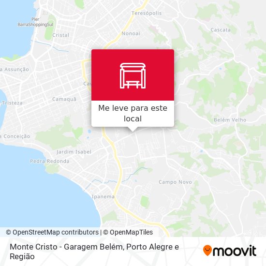 Monte Cristo - Garagem Belém mapa
