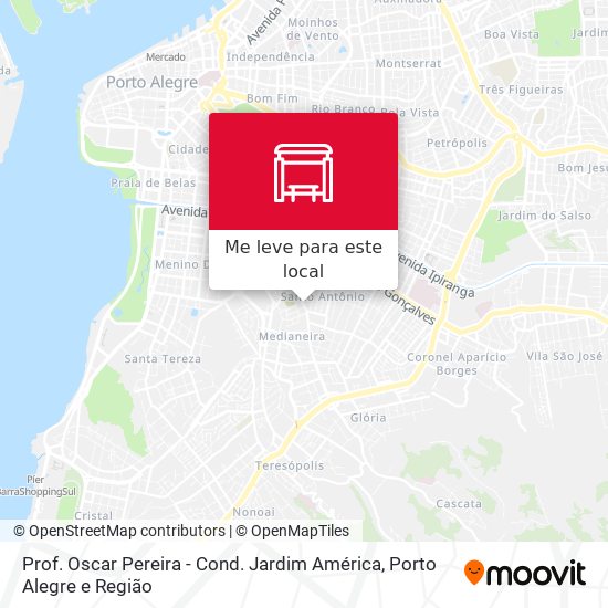 Prof. Oscar Pereira - Cond. Jardim América mapa